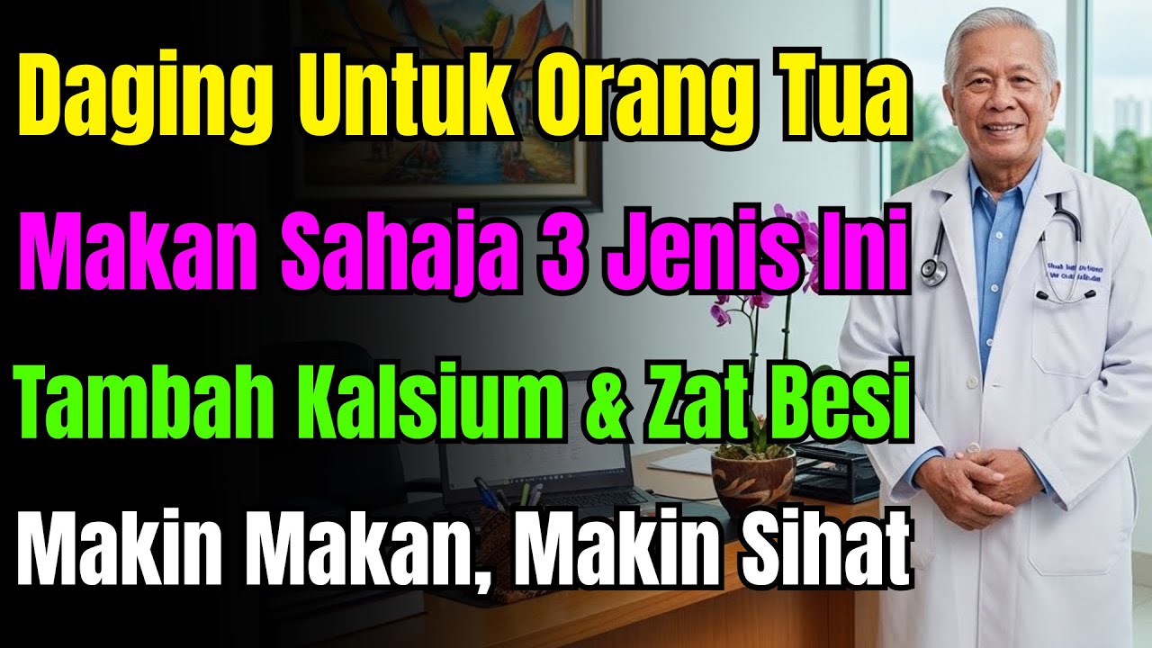 Umur 60+? Kurangkan Daging Lembu! Doktor: 3 Daging Ini Juara Kalsium & Otot, Rahsia Hidup Lama!