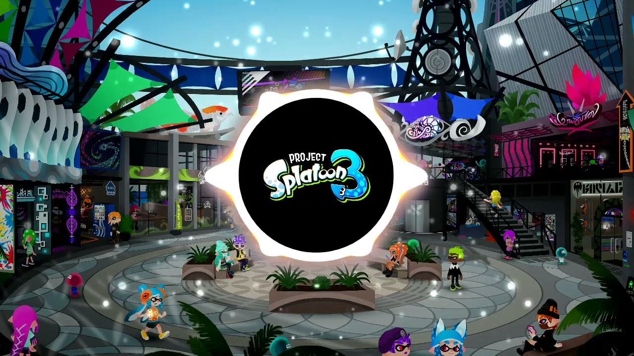 Project Splatoon 3: Plaza Ambience 1 - Entrance to Ka'mani's Hair Salon