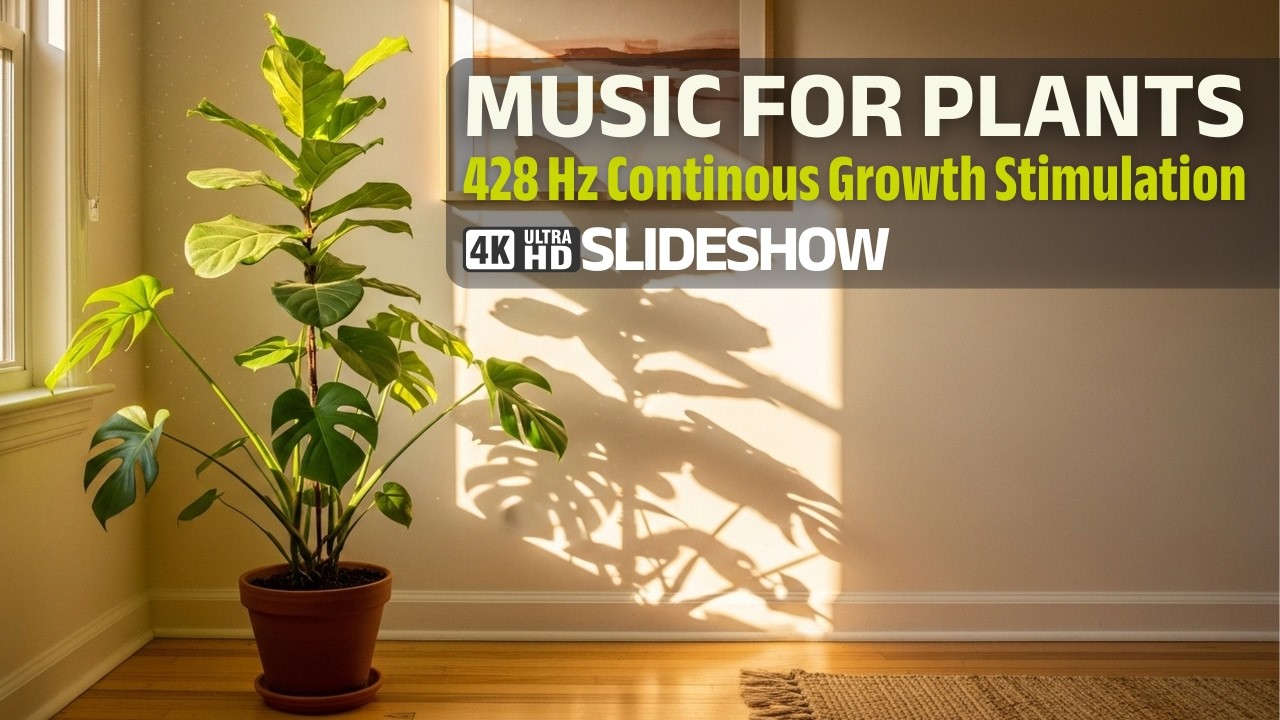 432 Hz Relaxing Music for Plants 🌸 Continuous Sound Therapy for Growth & Blooming