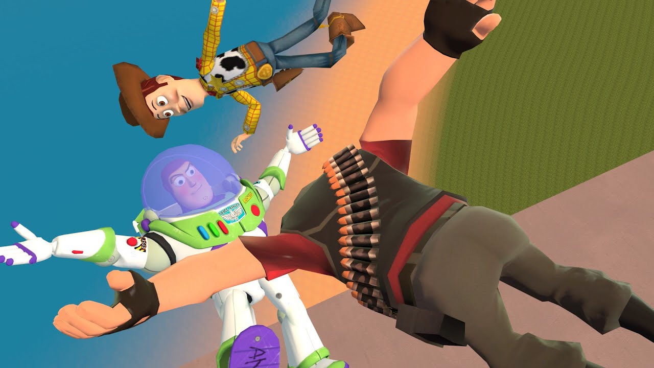 Gmod Ragdolls | Toy Story | Funny jumps