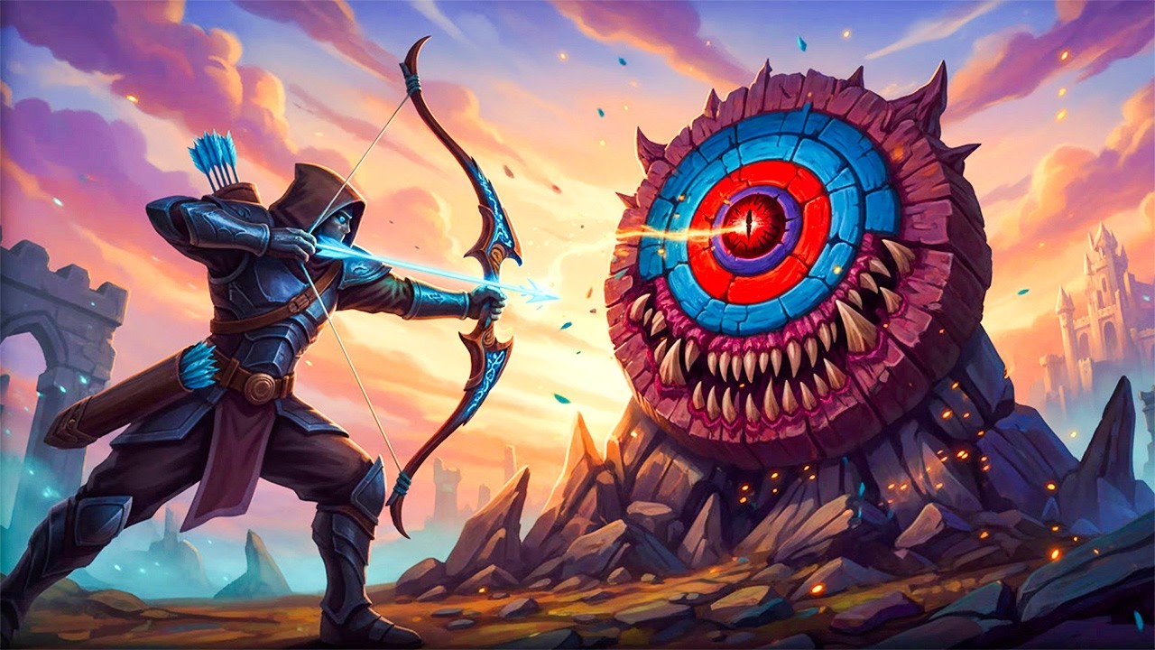 This Game Is All About Shooting To Get Stronger and It's Good! - Zad Archery
