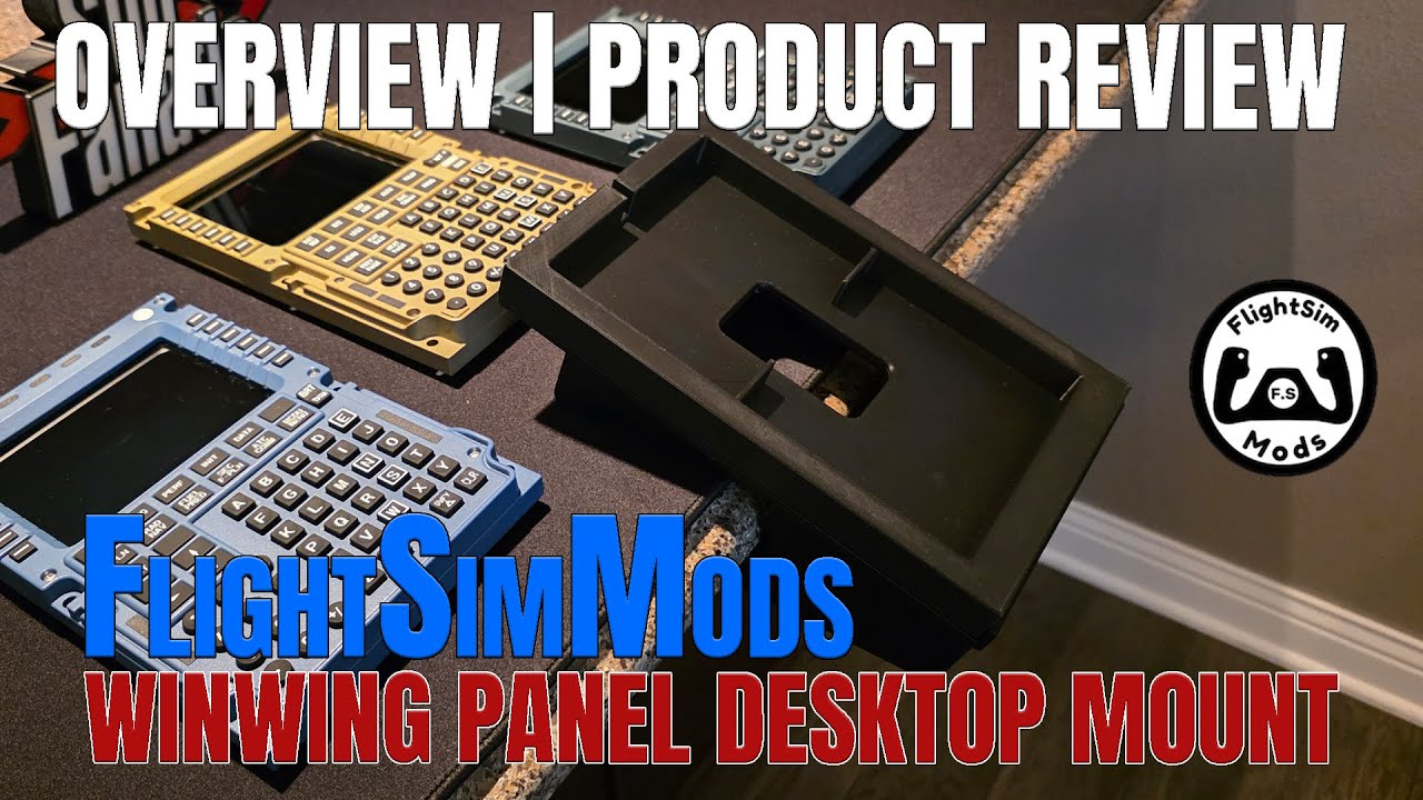 🕹️Это делает панели Winwing MCDU/PFP ещё лучше! Дополнение для крепления на столе FlightSimMods |...