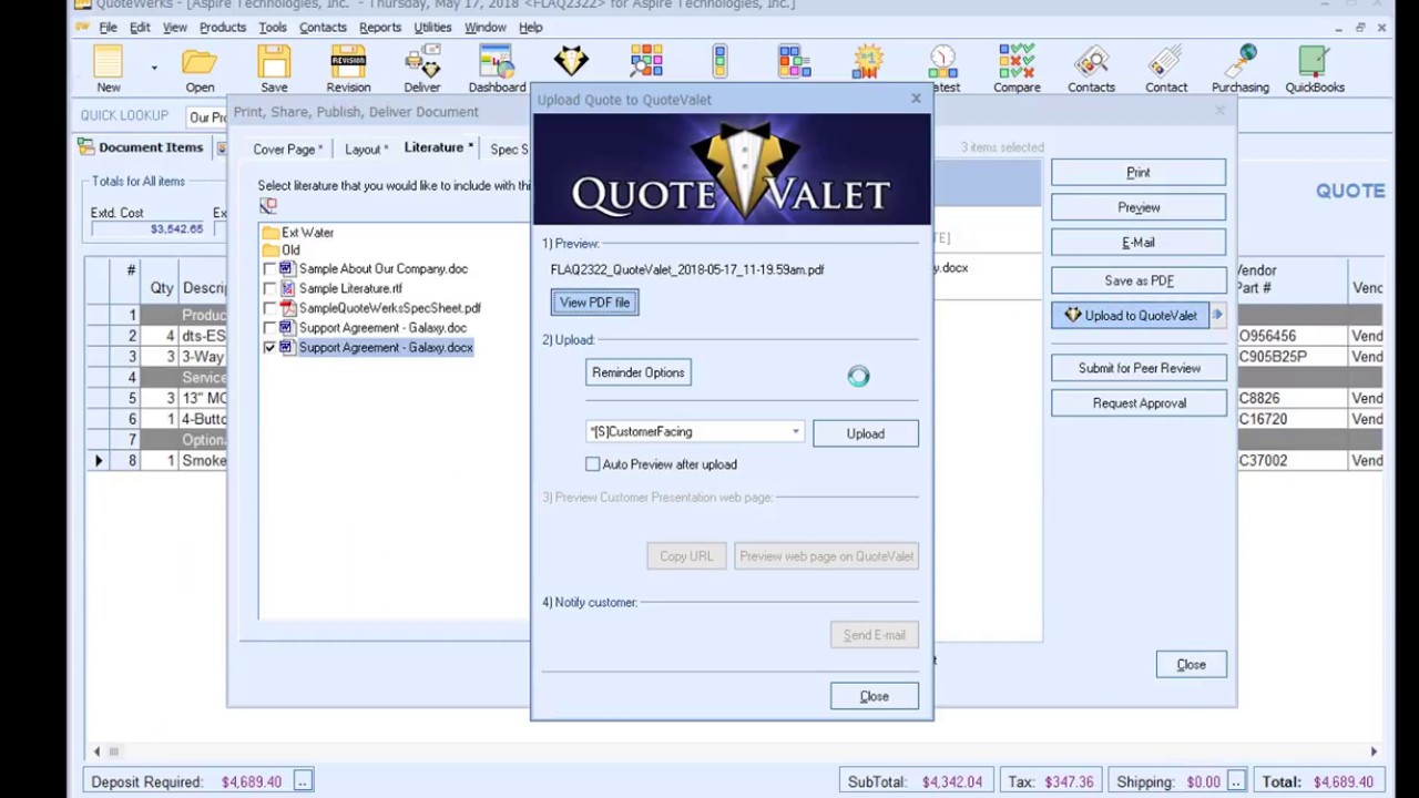 Getting Started with QuoteWerks