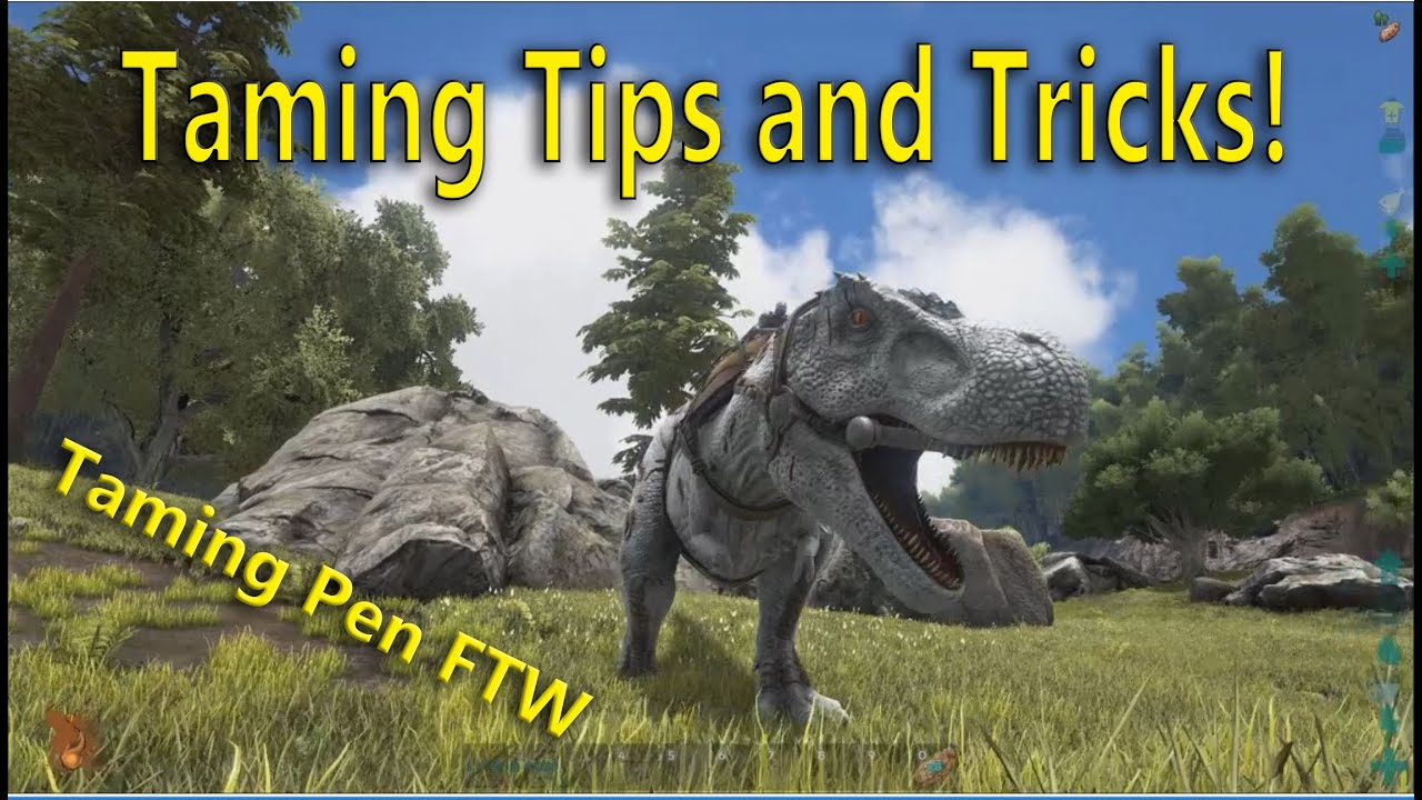 Taming Pen And REX Taming! Ark Treehouse Surival EP 5 - Ark Survival Evolved (Gameplay)