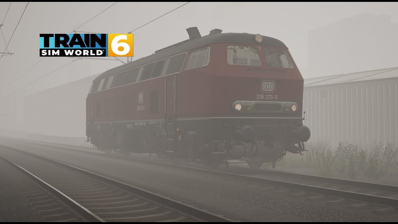 TSW6 Güterzug Fahrt #27 Br 218 Dichter Nebel
