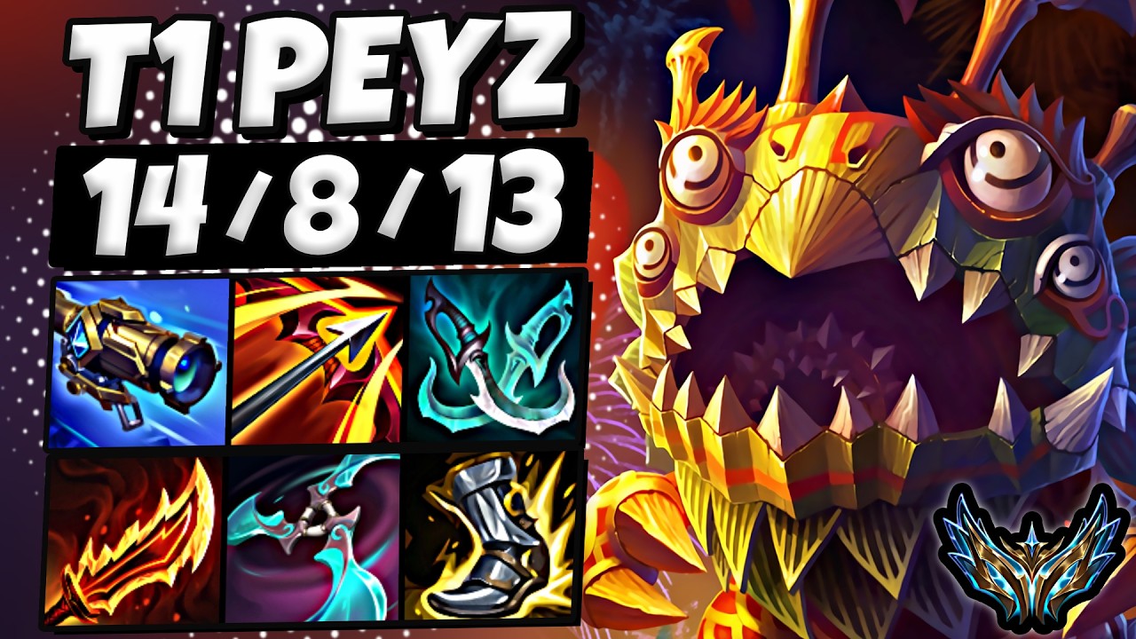 T1 Peyz Kog'Maw vs Yunara [ ADC ] Korea Challenger 2462 LP | Patch 26.7