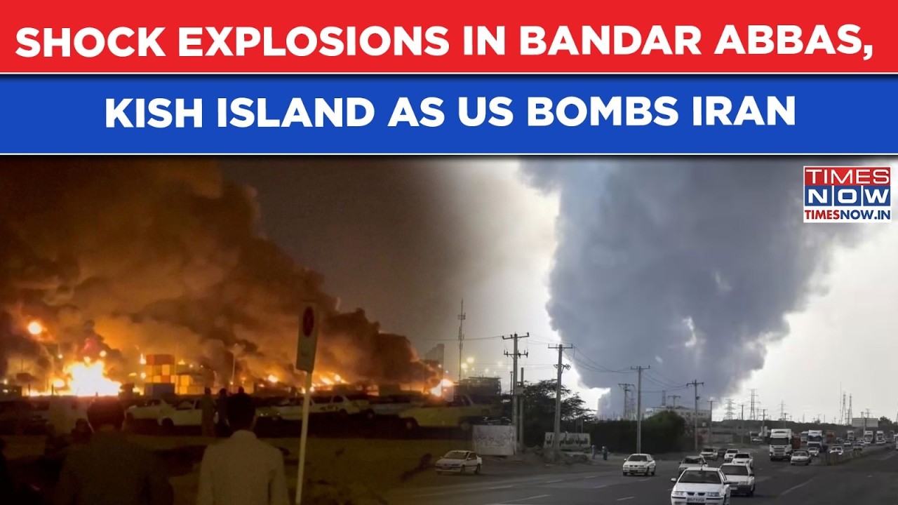 Shock Explosions In Iran's Bandar Abbas, Kish Island As US Bombing Continued For 3rd Straight Night