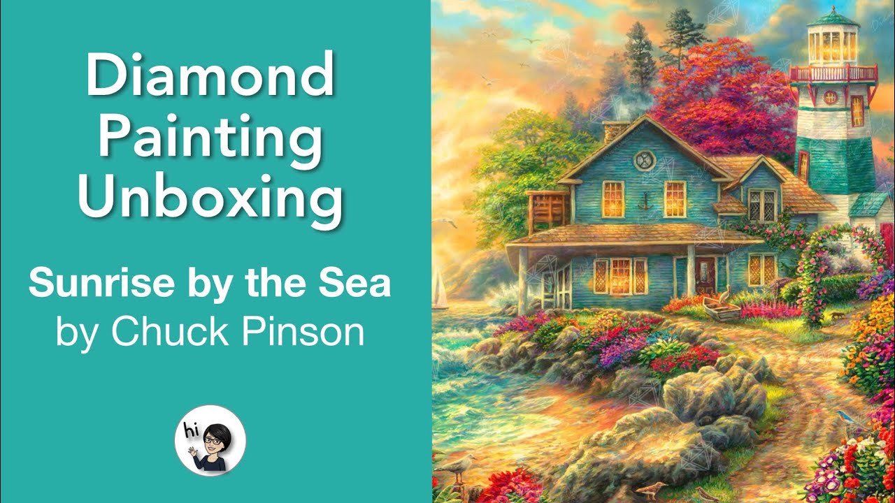 Diamond Painting Unboxing - Diamond Art Club - Sunrise by the Sea