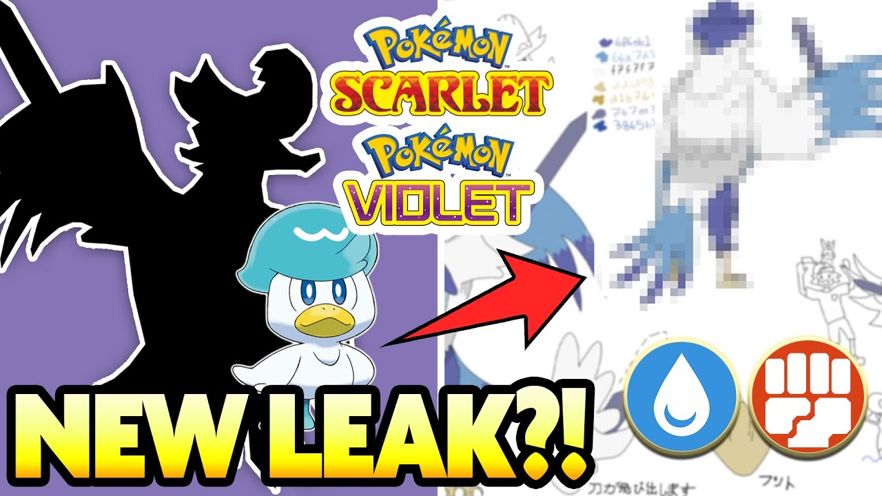 This is INSANE! QUAXLY EVO LEAK TOO?! Pokemon Scarlet and Violet Rumor Breakdown!