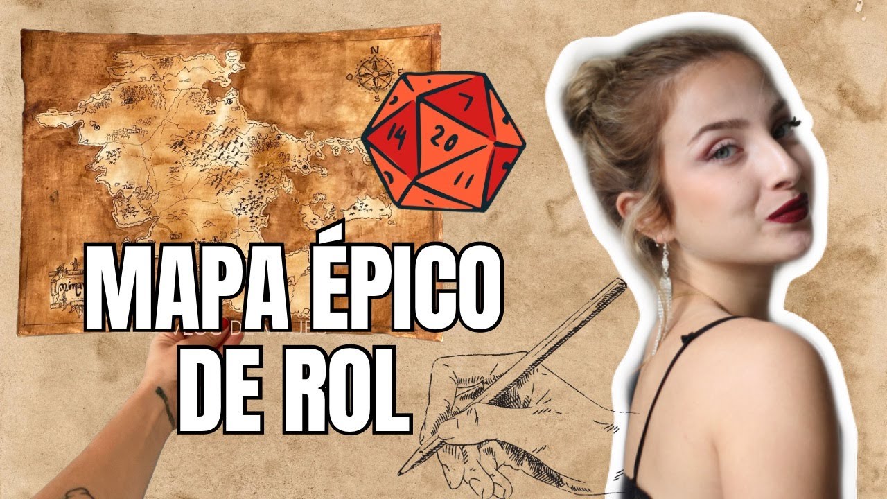 Como dibujar tu propio mapa para jugar a rol | Carmen de Matos