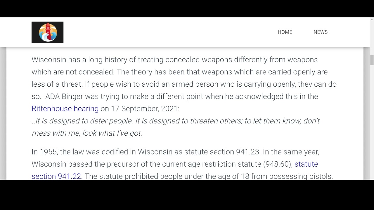 Kyle Rittenhouse: A Little History on the Gun Charge
