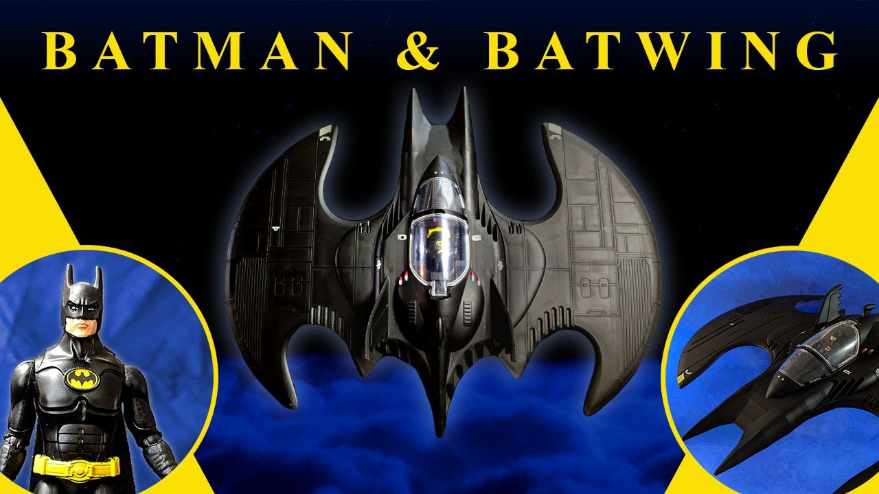 Batman and Batwing Set by Spin Master! - Action Figure and Vehicle Review - Batman 1989 / Returns
