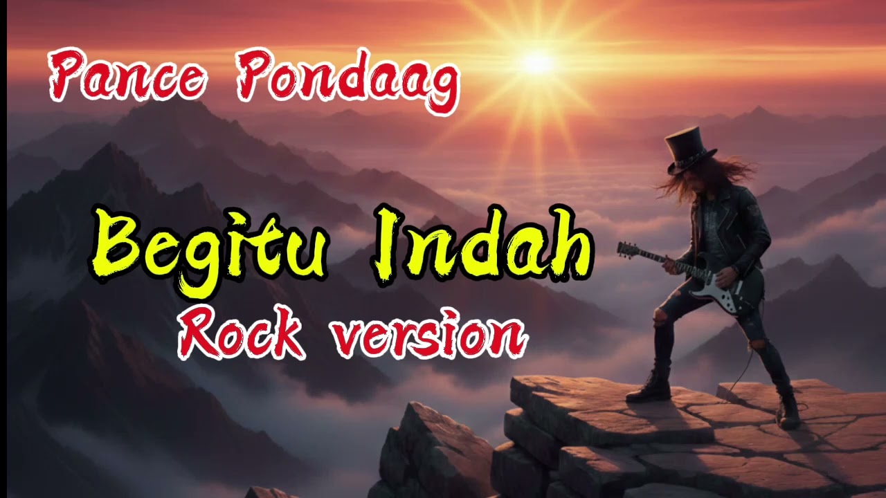 Begitu Indah - [Pance Pondaag] - cover - version Rock - [musik milenial86]