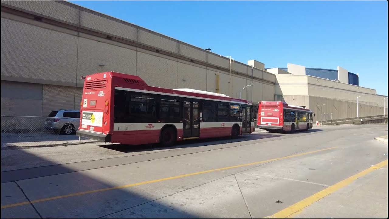 Another TTC Bus Action at the Bus Bays at Scarborough Centre Stn (August 7th, 2024)