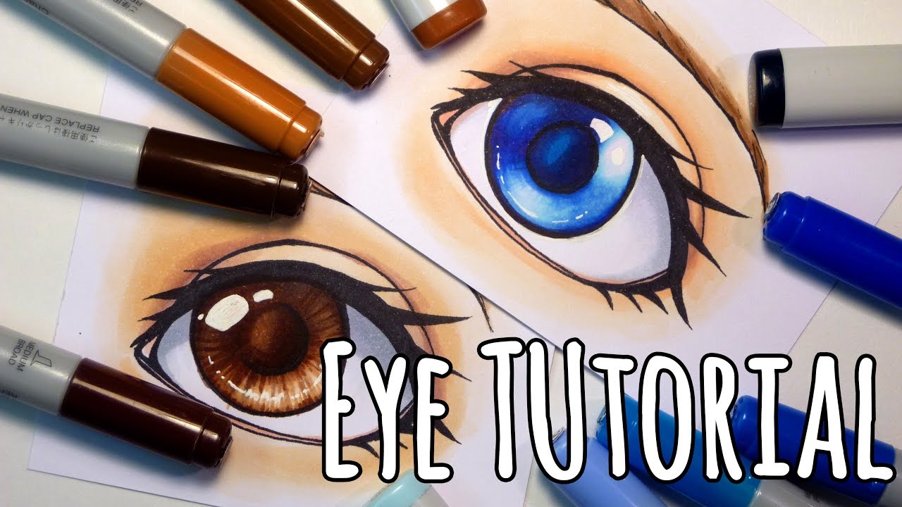 How to Colour Eyes with Copic Markers
