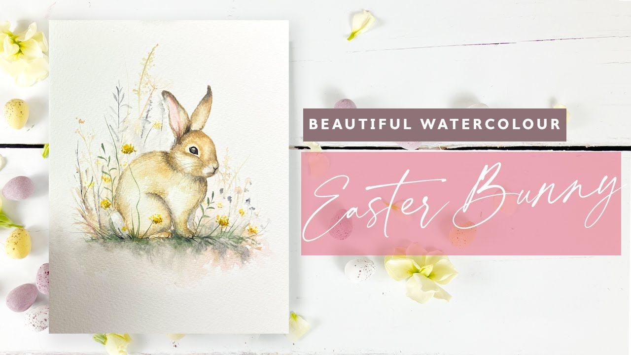 How To Paint The Easter Bunny In Watercolour