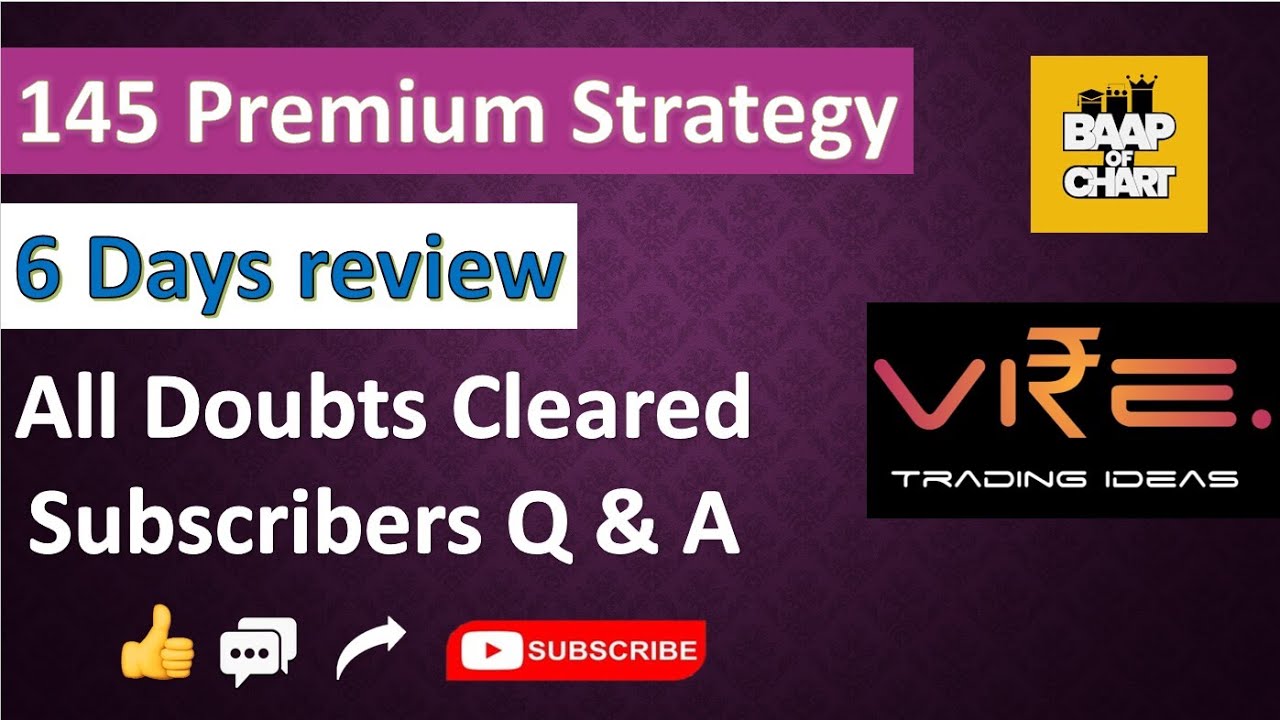 145 Strategy Tamil Doubts clearing | Subscribers Q & A | Six Days Live trade review