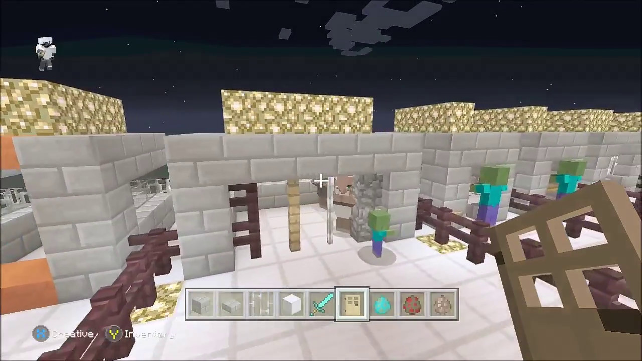 6 простых дверей, защищающих от мобов в Minecraft *УРОК*