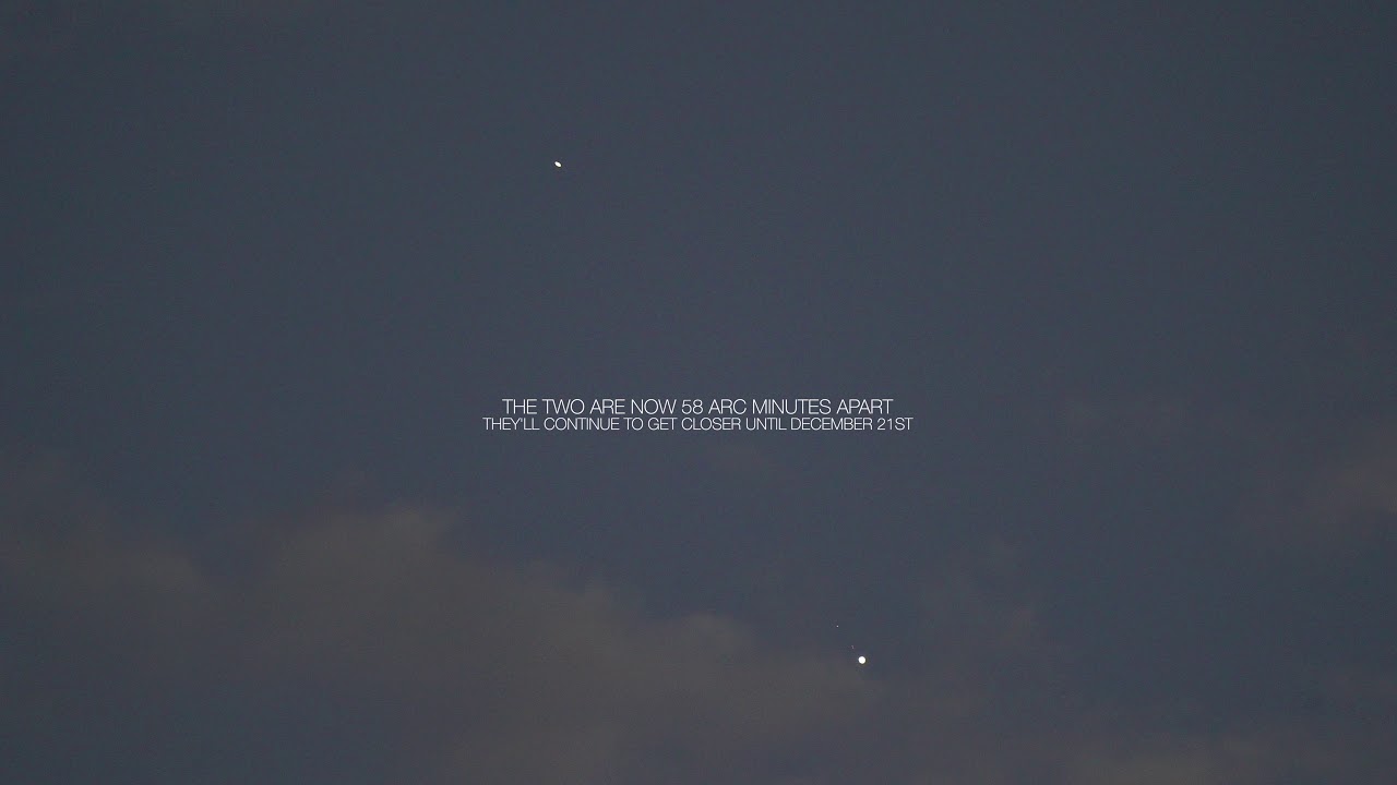 Jupiter and Saturn - December 12, 2020