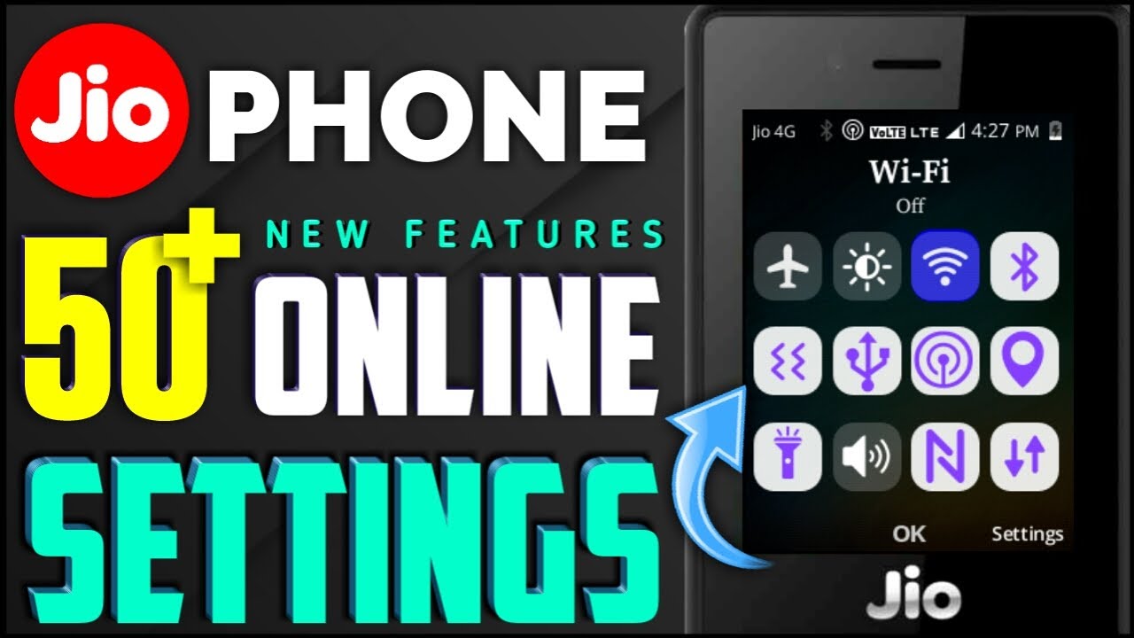 Jio Phone Online Settings | 50+ New Features Hidden Settings online hotspot New link 2021 New Update