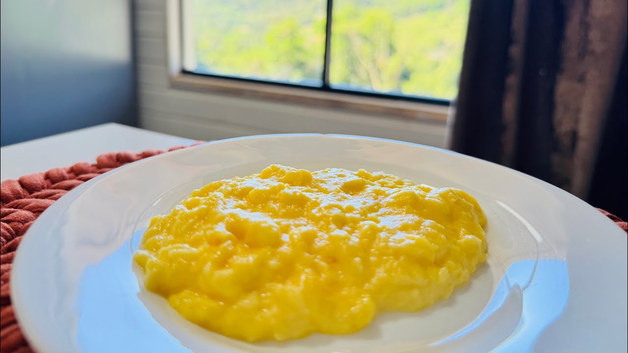 Ovo mexido cremoso de hotel | textura perfeita Meu café todos os dias!#daterra #youtube 