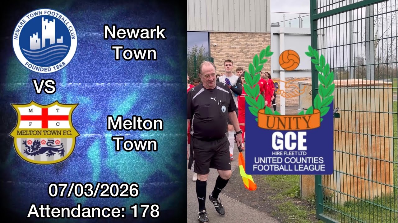 Newark Town 1-0 Melton Town, United Counties Premier Division North, 07/03/2026