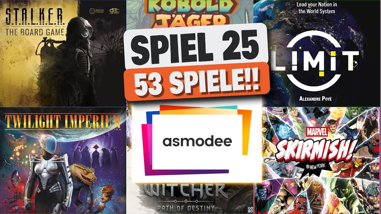 🔥 ASMODEE ballert richtig raus: 53 (!!!) Spiele zur SPIEL 25! 🎲