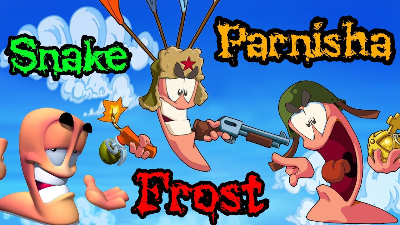 Король Леонид! Frost VS Parnisha VS Snake (Worms) №4