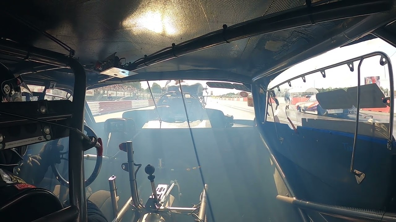 SPTR Racing Top Doorslammer onboard at Meguiars Drag Festival Mantorp Park 2024