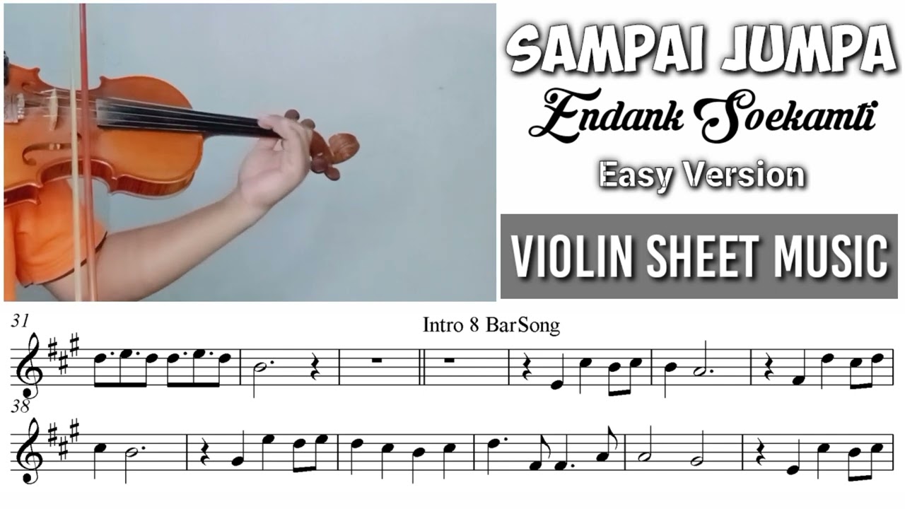 Sampai Jumpa - Endank Soekamti || Violin Sheet Music