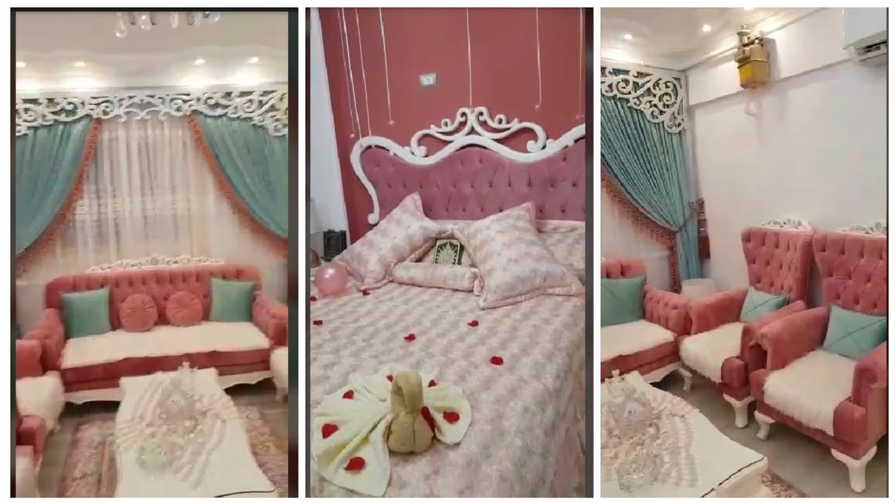 شقة عروسة كاملة قبل الفرح كل جزء فيها منفصل عن التاني شوية تحس انك في  شقة تركيا وفجاة ترجع لمصر واو
