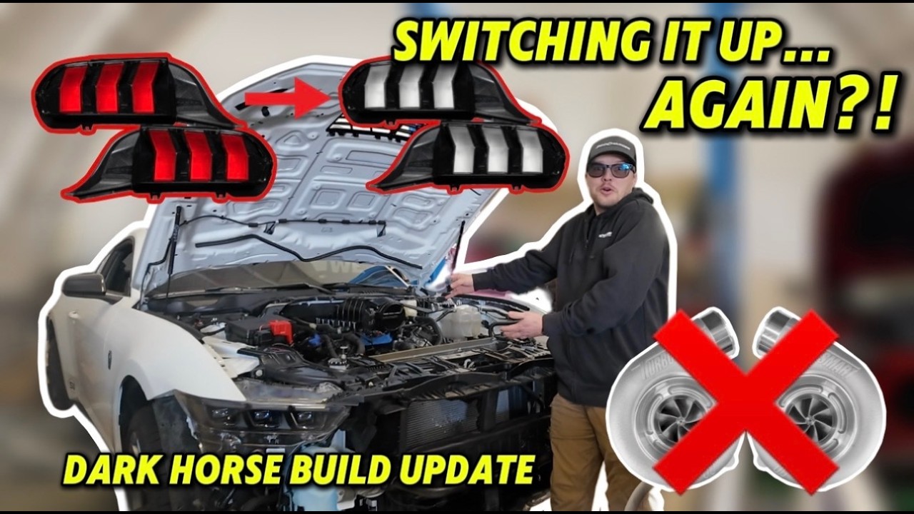 Dark Horse UPDATE: New Taillights, Unreleased Intake Testing, and... New Power Adder...AGAIN?!