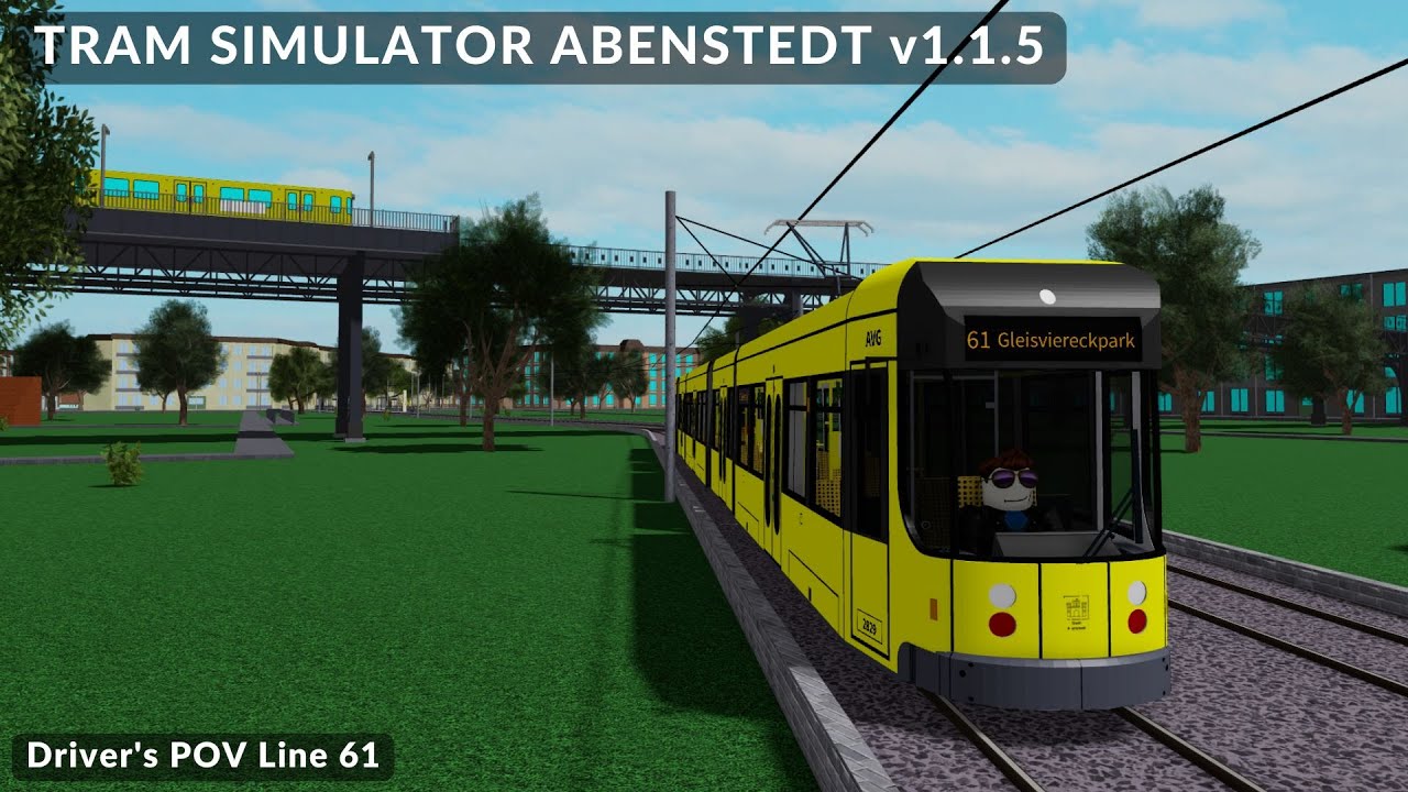 Tram Simulator Abenstedt v1.1.5 | Driver's POV Timelapse (Line 61)
