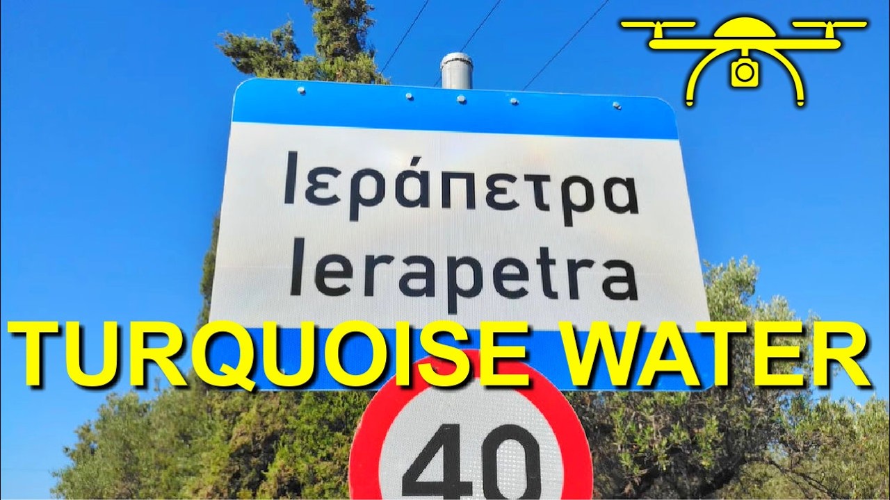 Ierapetra &ndash; Lasithi &ndash; Kreta von oben &ndash; 4K Drohnenvideo