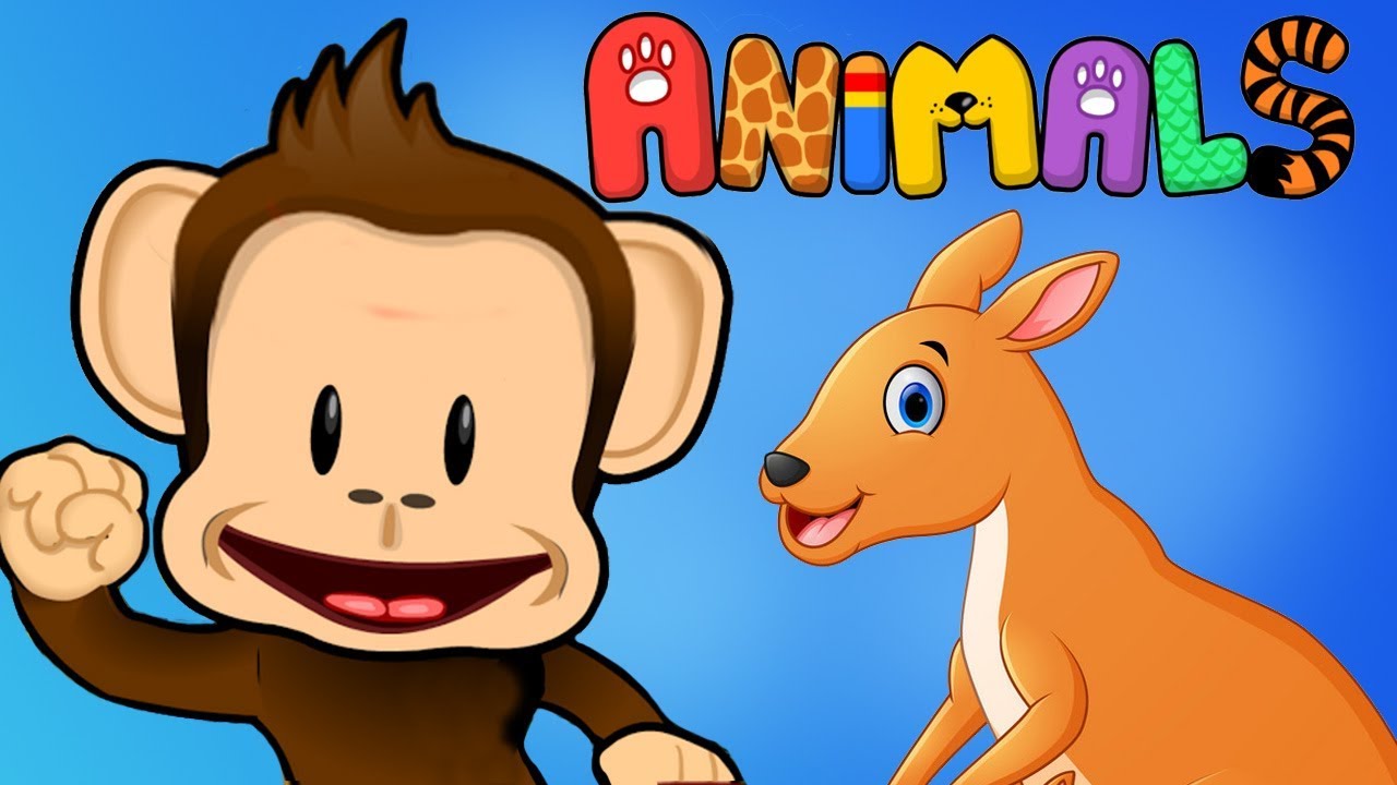 Kids Learn About Animals, Colors & Letters - Monkey Preschool Animals Games For Kids