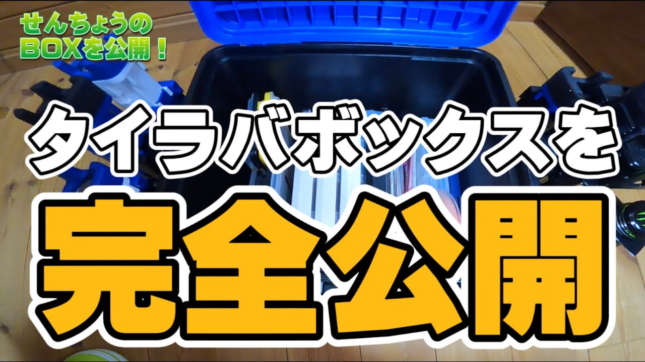 【タイラバケースの決定版も！】せんちょうのタイラバボックスを完全公開＃87