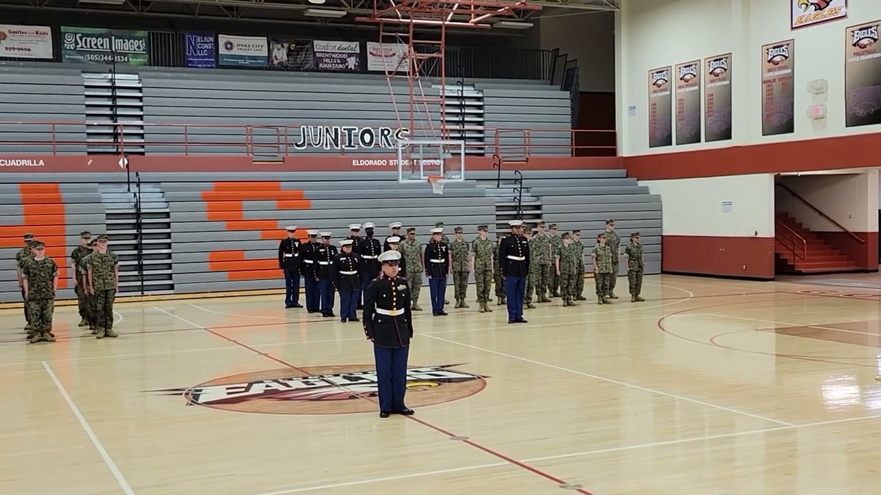 Eldorado High School Marine JROTC Award Ceremony 2022