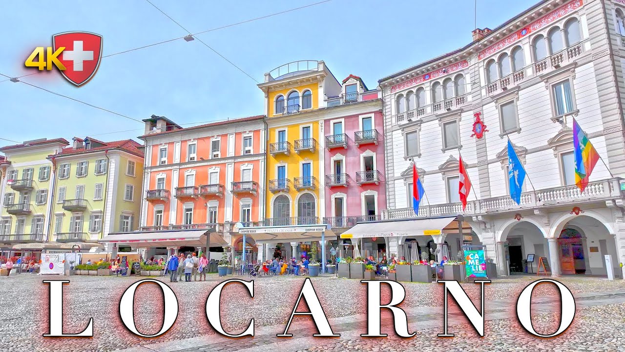 SWITZERLAND LOCARNO 🇨🇭 Exploring the Beauty of Locarno's Embankment & Central Square