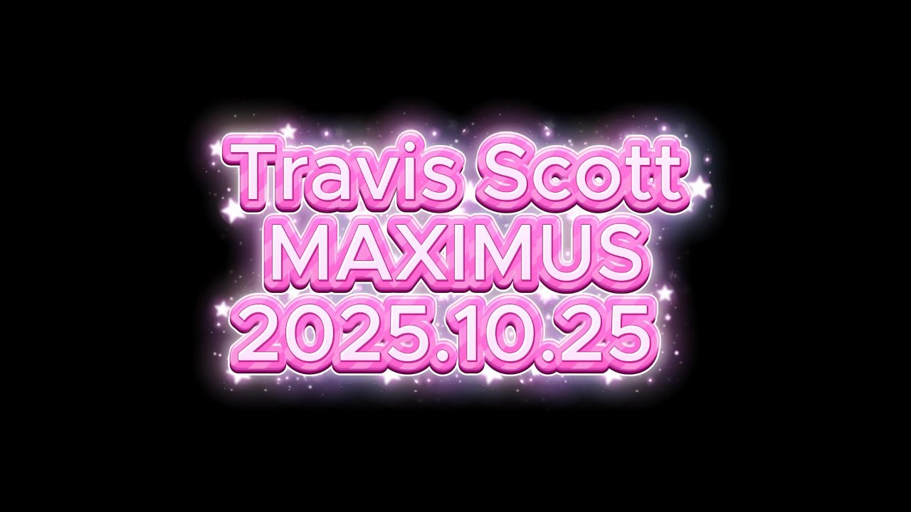 Travis Scott MAXIMUS in KOREA