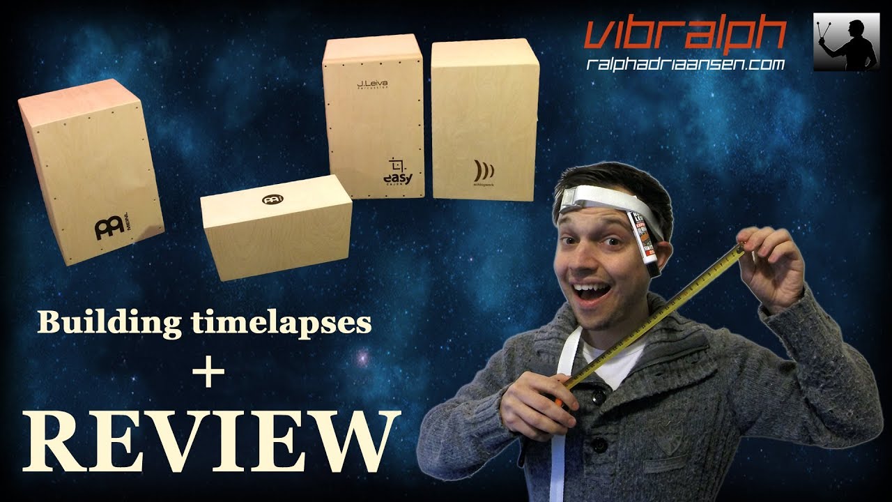 Building timlapses + REVIEW / Make your own cajons (+bongo)