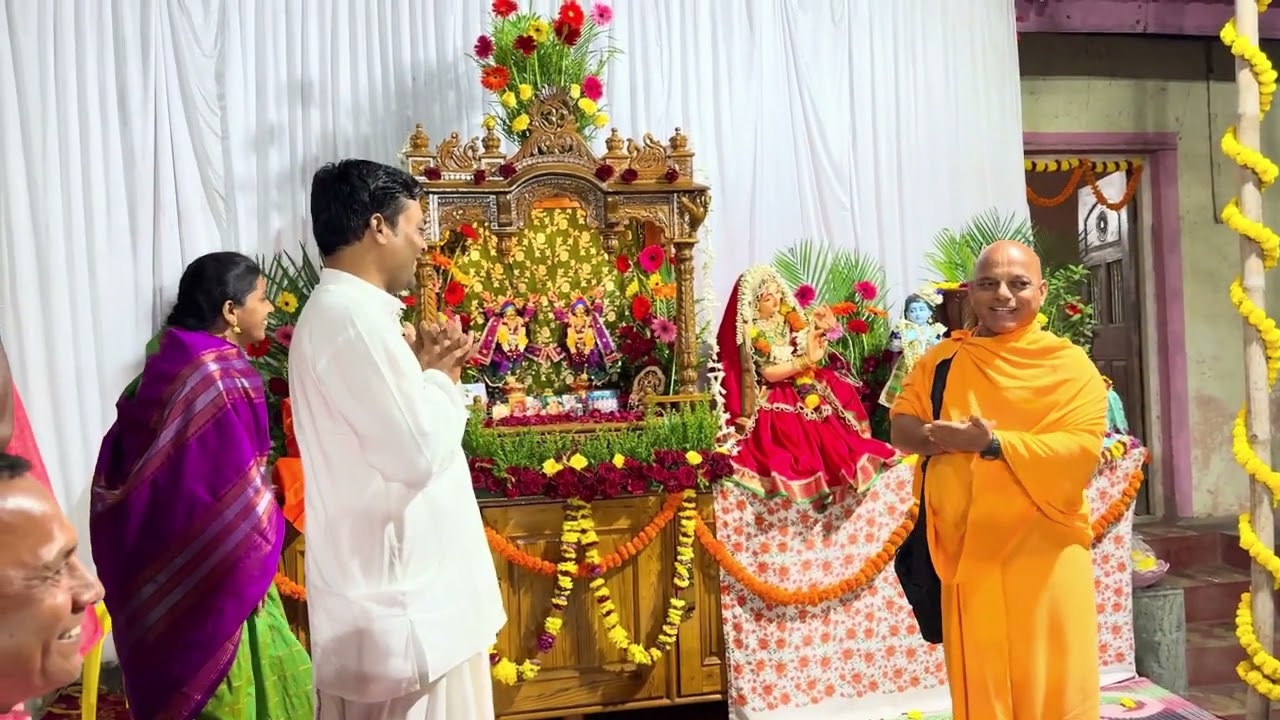 Sri Sri Gaura Nitai welcome cere mony, Dakivali