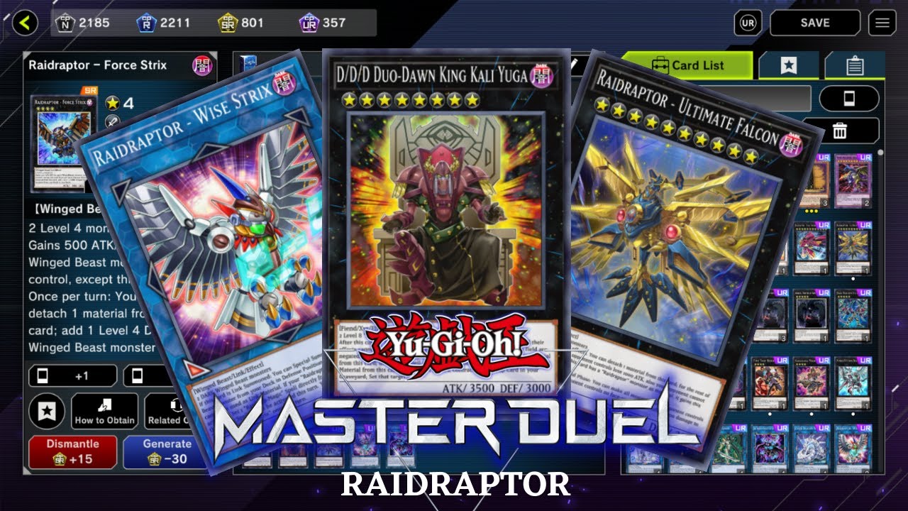 1 CARD into INVINCIBLE BOARD + NEGATE EVERYTHING - RAIDRAPTOR Master Duel - Decklist and Gameplay