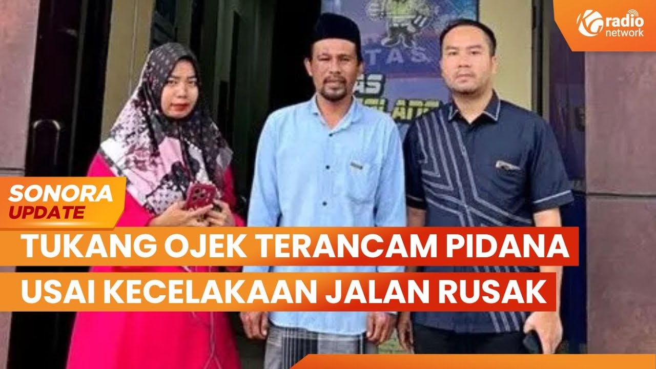 Tukang Ojek Terancam Pidana Usai Kecelakaan Hantam Jalan Rusak | SONORA UPDATE