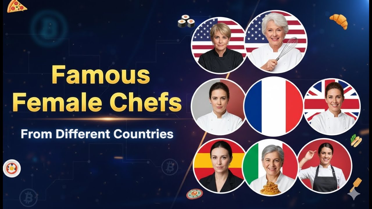 Famous Female Chefs From Different Countries |  Top 20 Female Chefs Around the World You Must Know