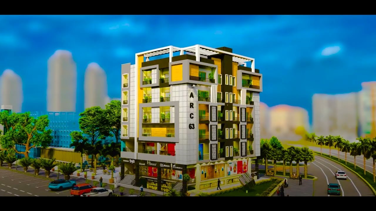 Arc63 3d Model - Design/Amenities - Faisal Hills Civic Centre