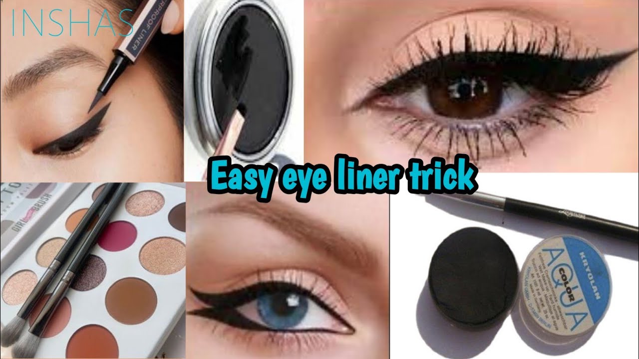 The Easiest Eyeliner Tutorial for Beginners | 3 Ideas in 5 Minutes | inshas