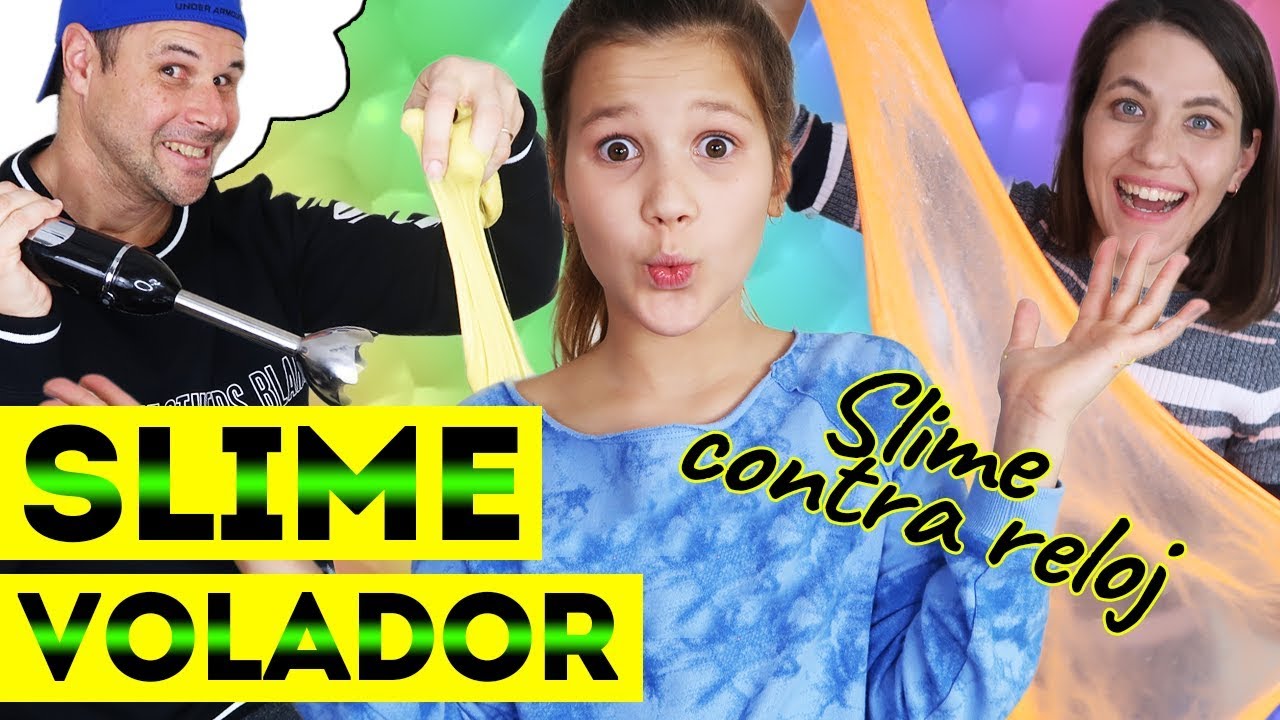 SLIME VOLADOR | Slime Contra Reloj | Diversion en Familia Golubeva | Yippee Family