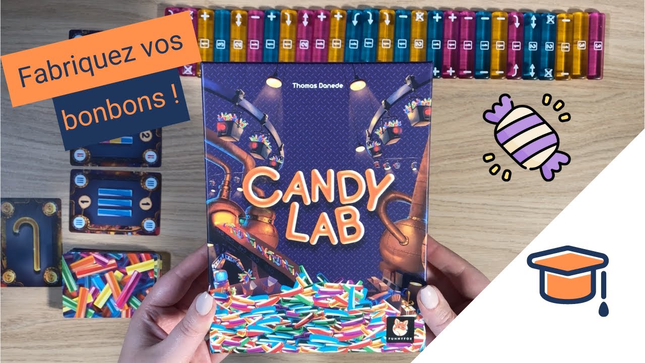 Les règles du jeu de société Candy Lab - Pitexplique #29