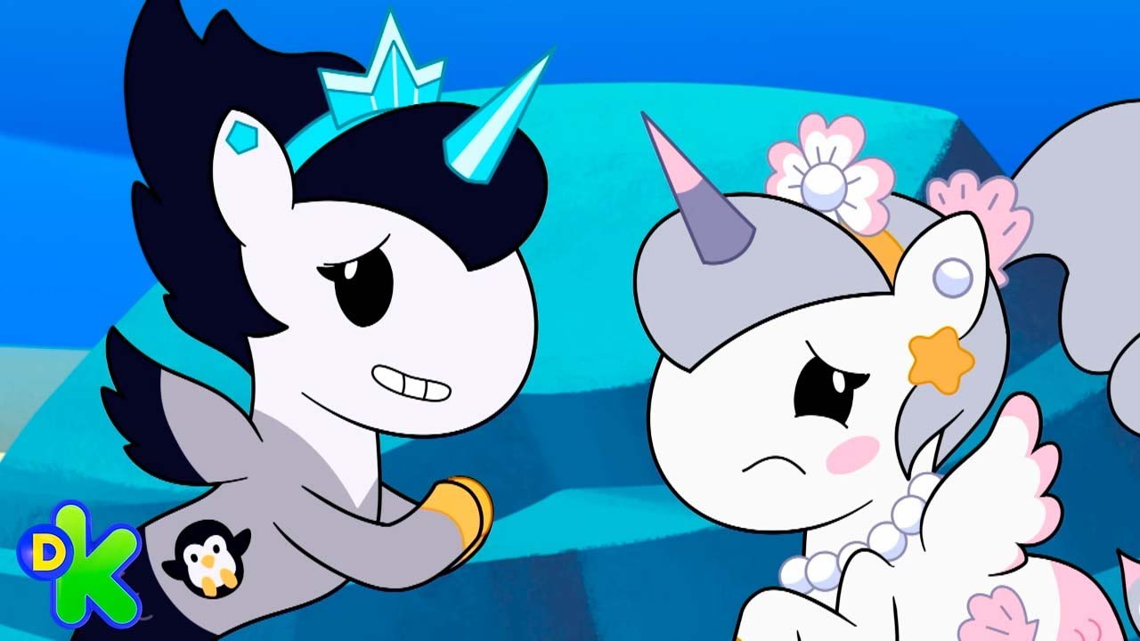Mermicornos ficam preocupados com que aconteceu com Perolinda | Mermicorno | Discovery Kids Brasil