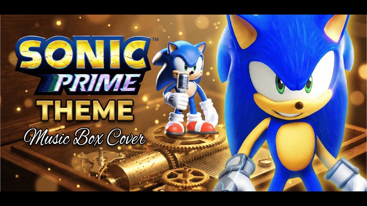 Sonic Prime Theme - Music Box Cover 🎵 (Relaxing Lullaby)
